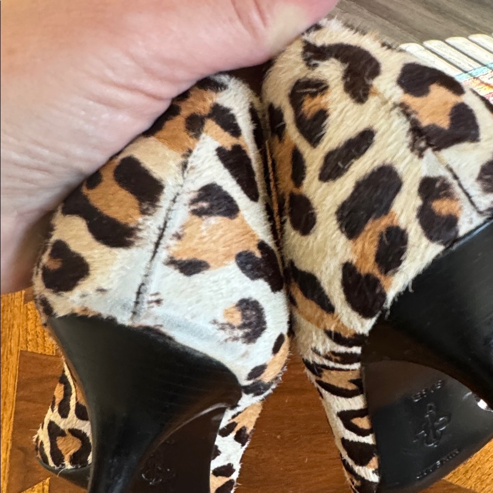 Cole Haan Leopard Print Heels - Picture 6 of 6